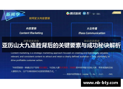 亚历山大九连胜背后的关键要素与成功秘诀解析